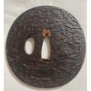 Tsuba Mokume