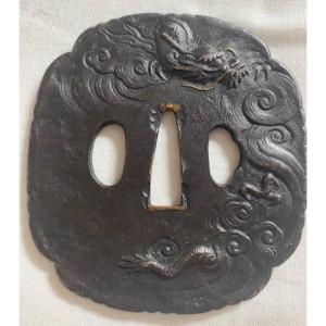 Tsuba Dragon