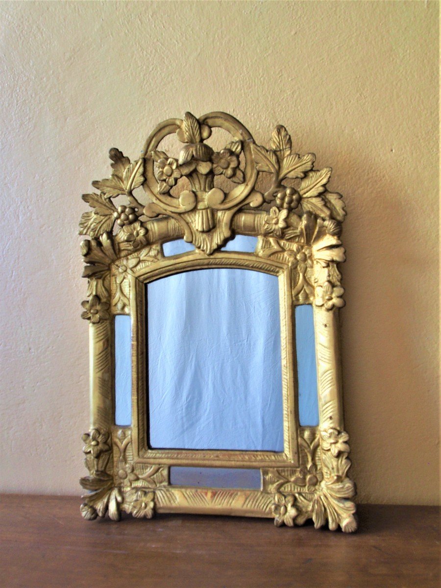 Louis XV Golden Mirror-photo-3