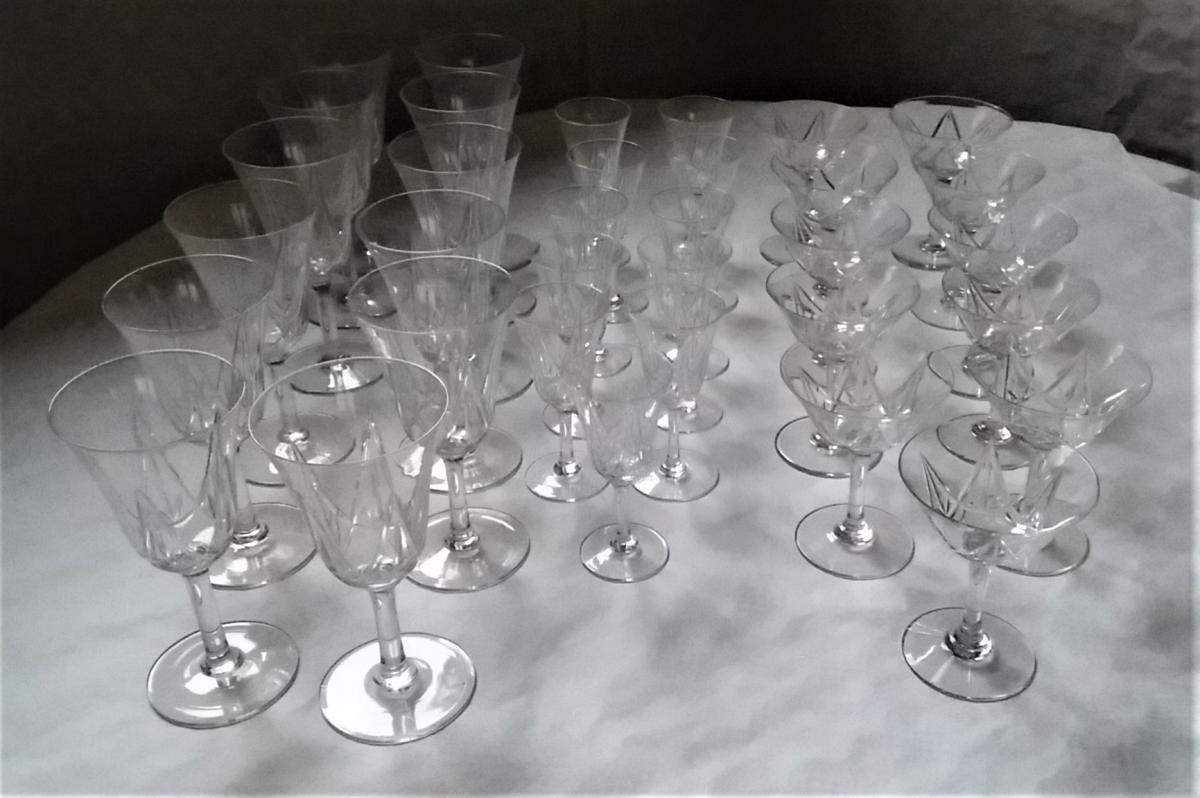 Service De Verres Cristal De Saint Louis