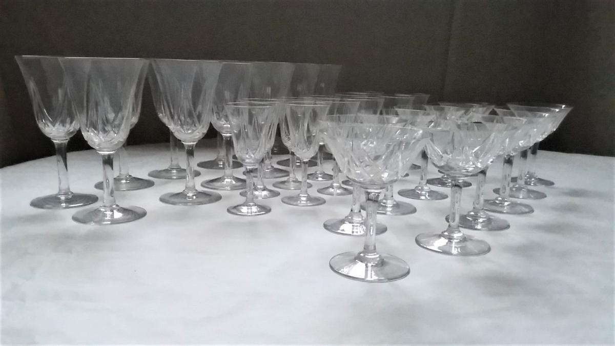 Service De Verres Cristal De Saint Louis-photo-2