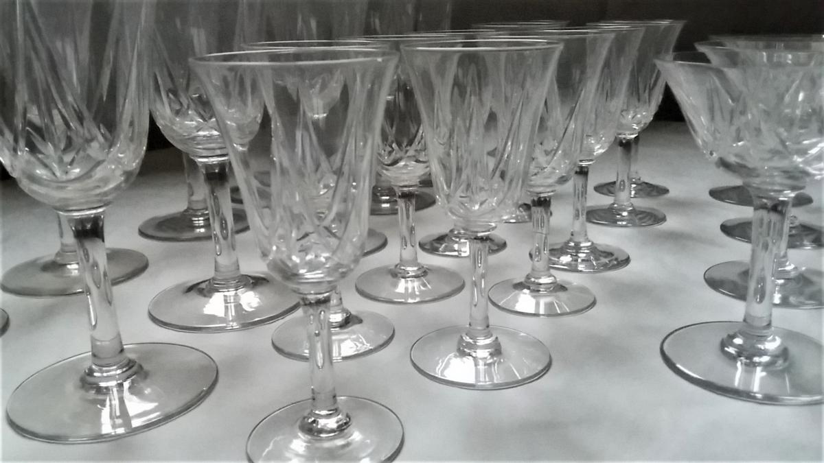 Service De Verres Cristal De Saint Louis-photo-3