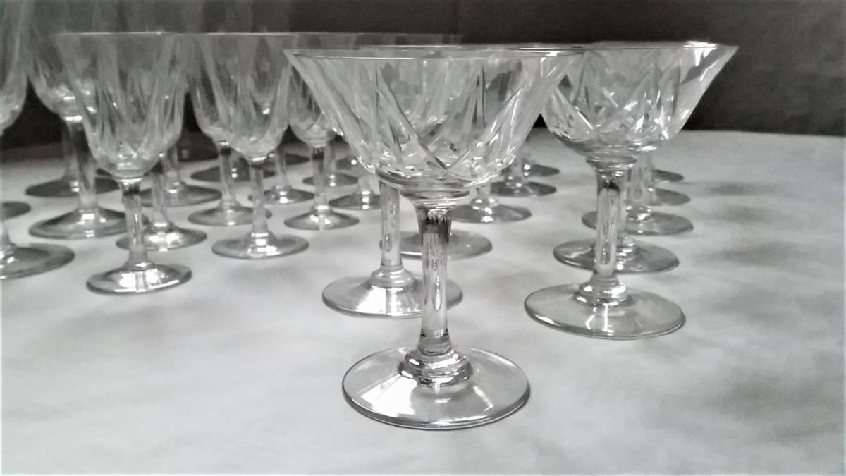 Service De Verres Cristal De Saint Louis-photo-4