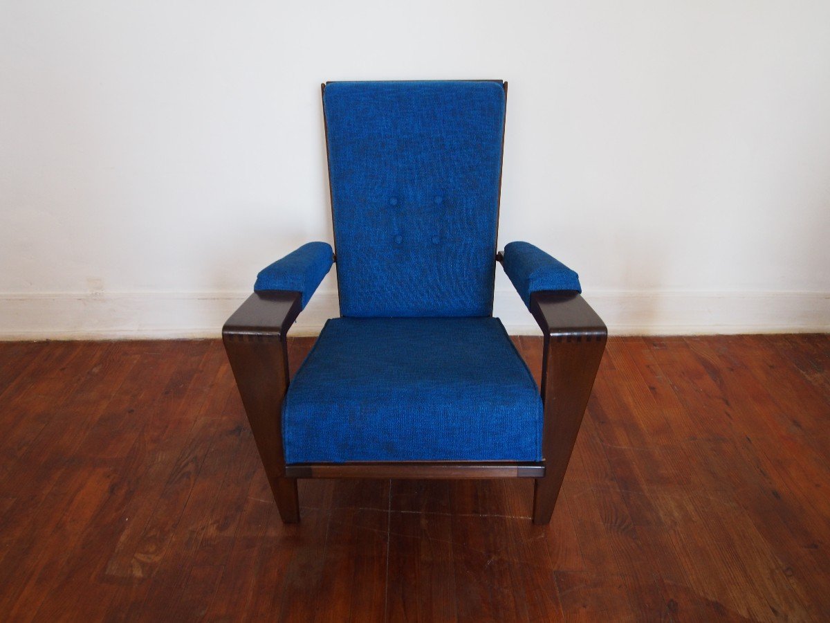 Pair Of André Sornay Armchair-photo-4