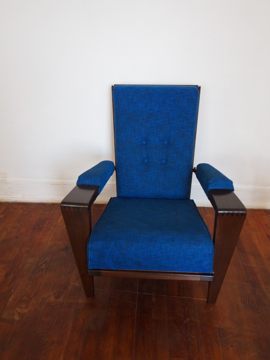 Pair Of André Sornay Armchair-photo-3