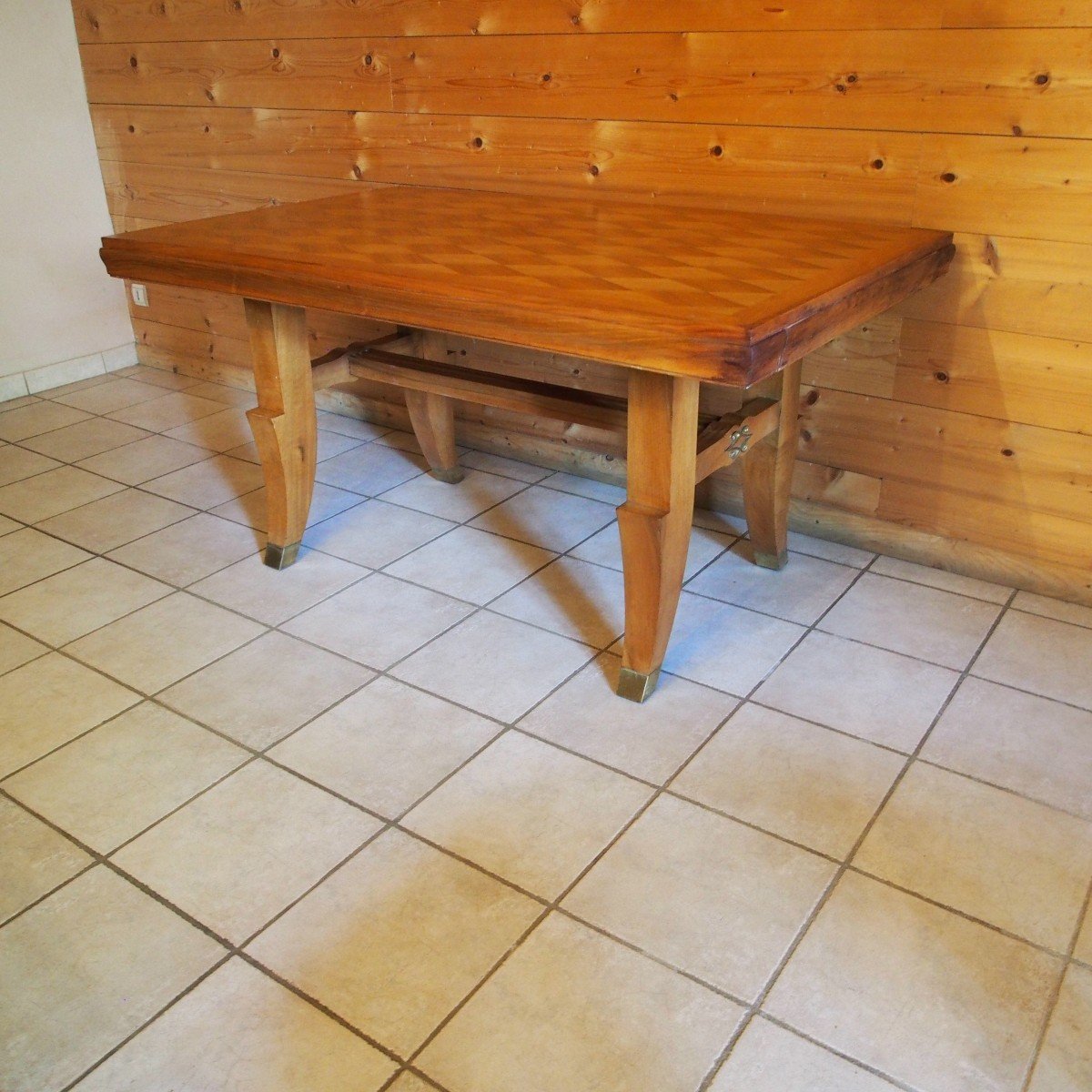 Dining Table Attributed To Jules Leleu-photo-2