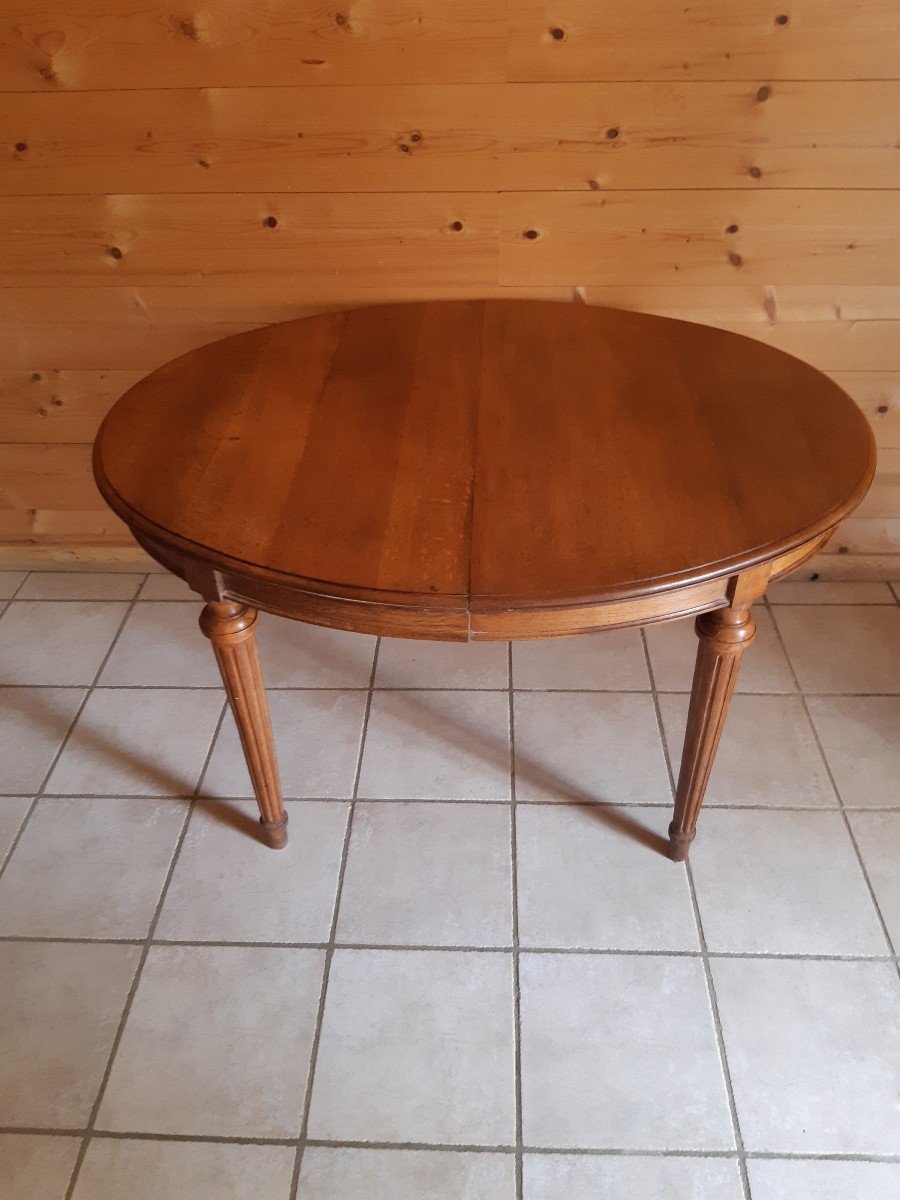 Oak Extending Dining Table