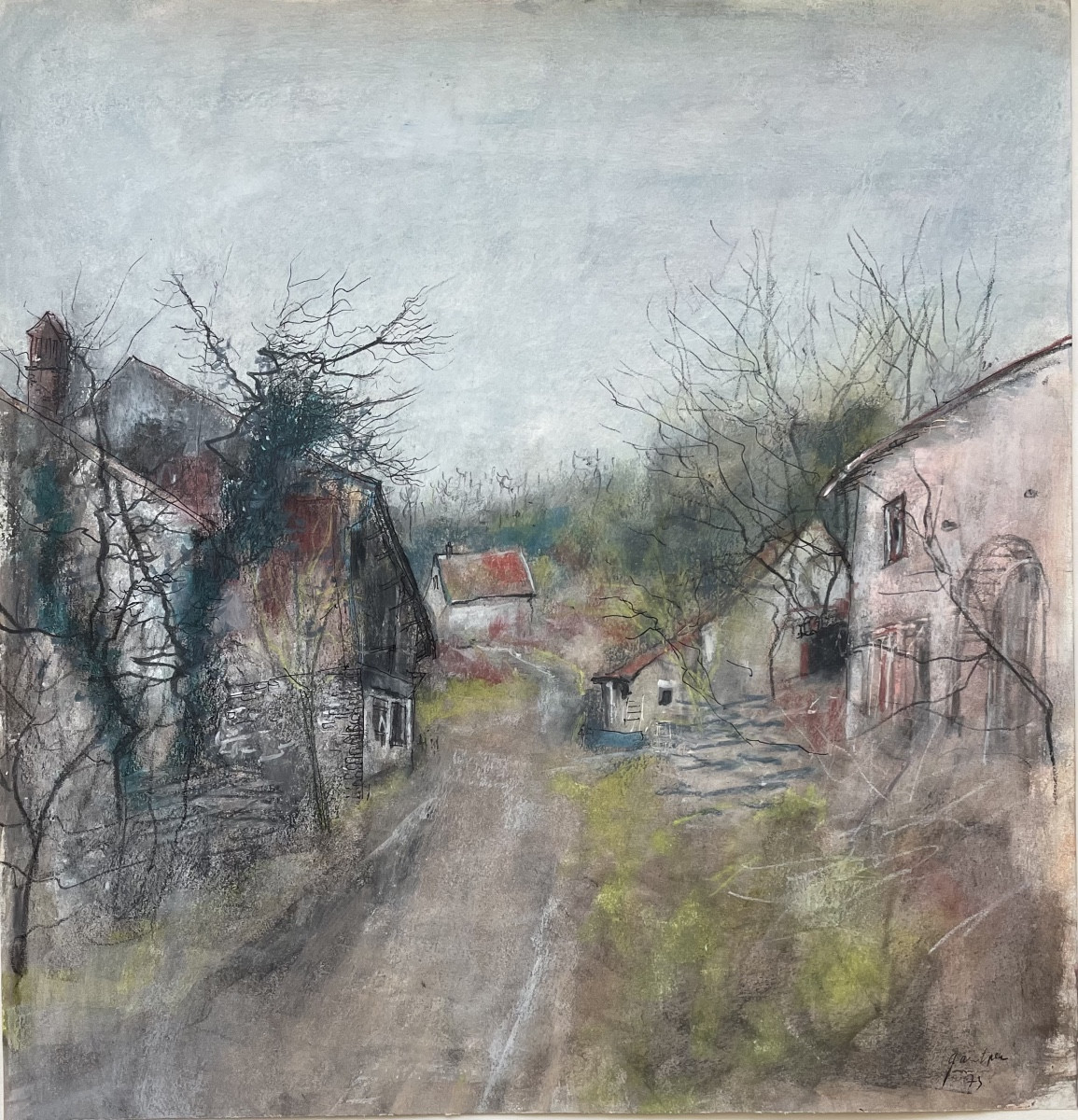 Original Drawing By Bernard Gantner Dating From 1973
