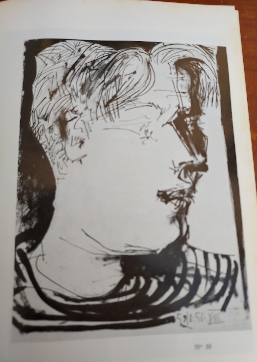 Rare Catalogue De l'Exposition Picasso Au Chateau De Culan 1967-photo-2