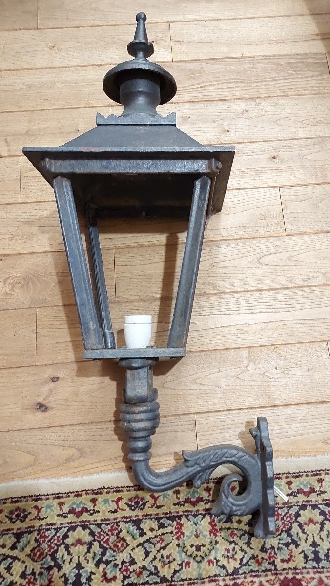 Large Cast Iron Lantern