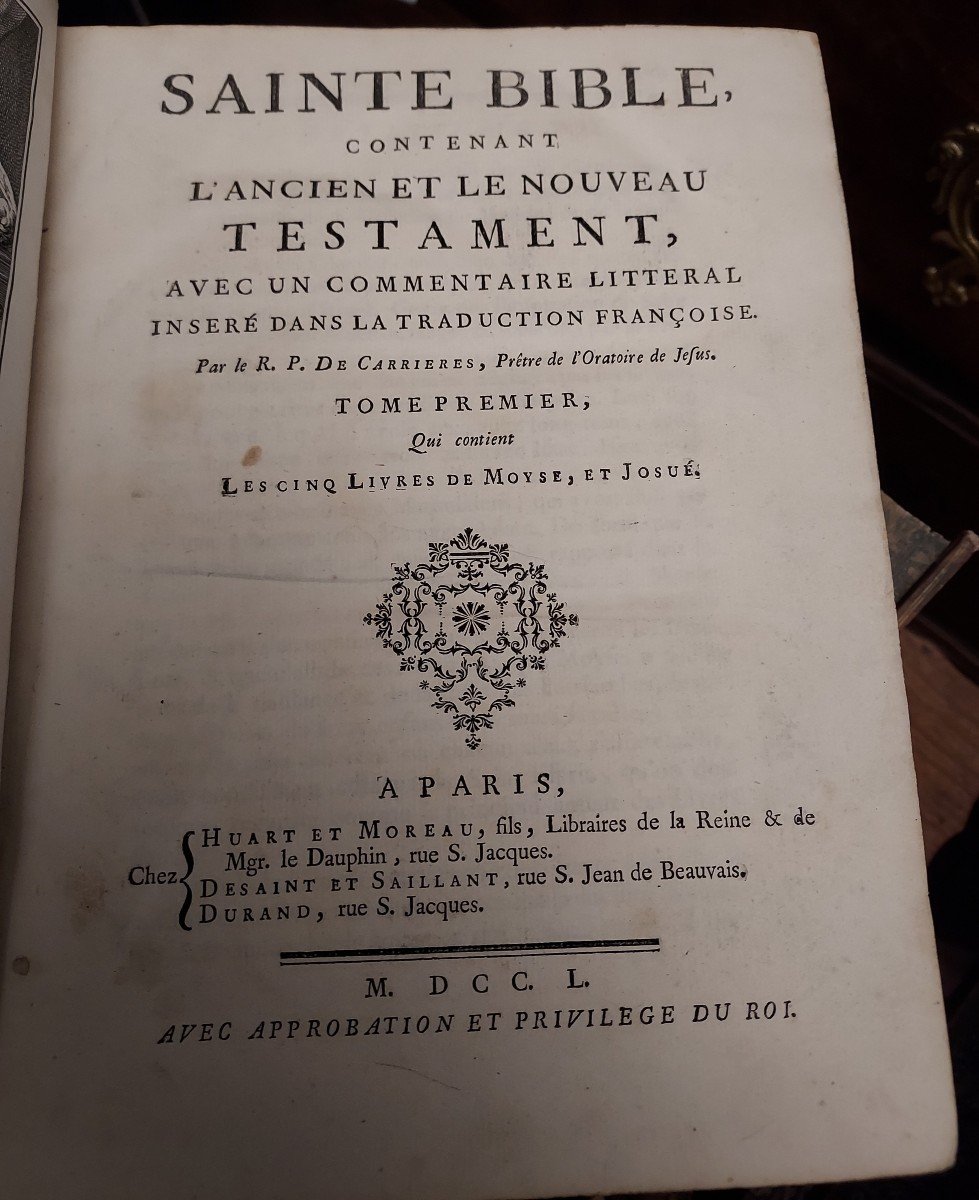Holy Bible XVIII Huart And Moreau-photo-1