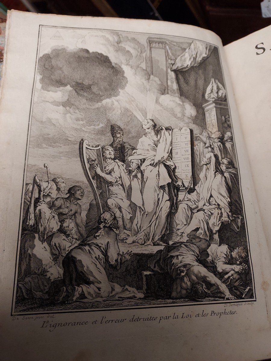 Sainte Bible XVIIIe Huart Et Moreau-photo-2