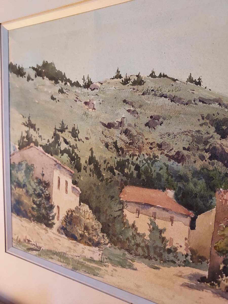 Georges William Thornley Landscape At Saint-nectaire-photo-1
