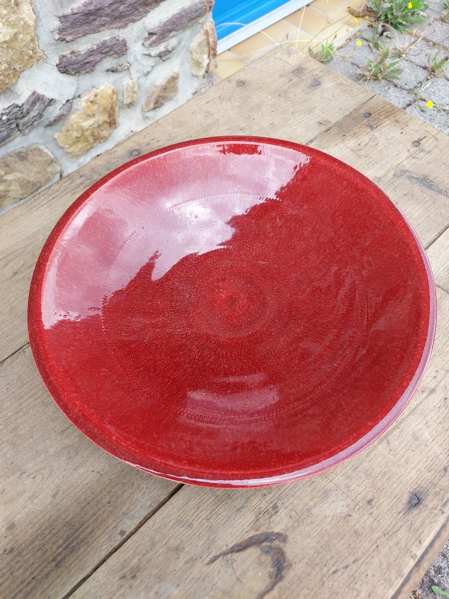 Large Ceramic Dish Marcel Gillot-photo-4