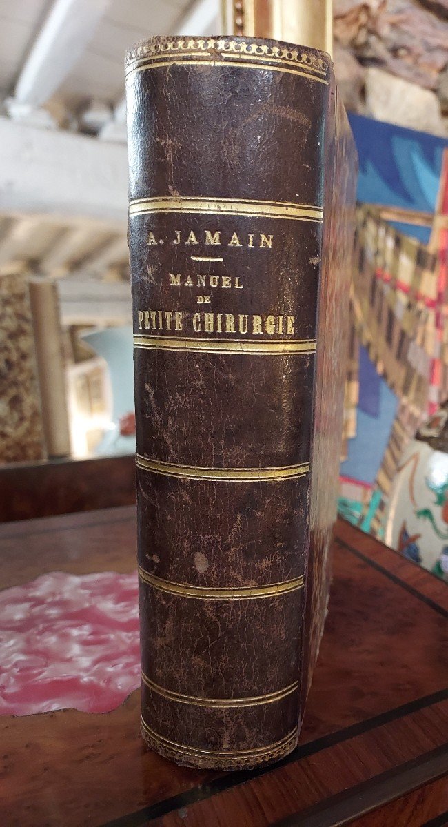 A Jamain Manuel De Petite Chirurgie 1873 Old Medicine Book