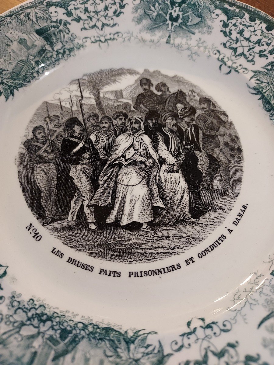 Creil Et Montereau Plate N°10 "the Druses Taken Prisoners And Led To Damascus"
