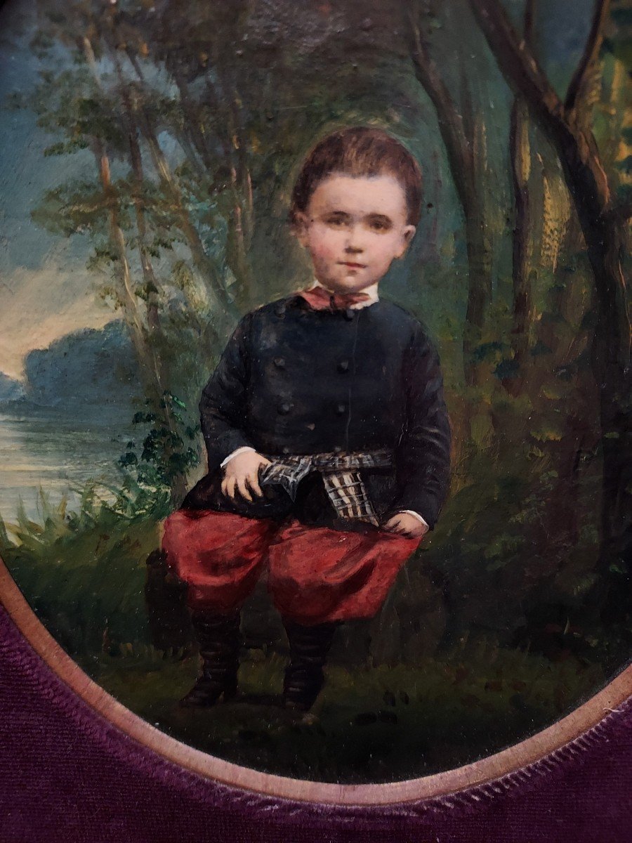 Portrait Of A Young Boy Late 19th Century-photo-4