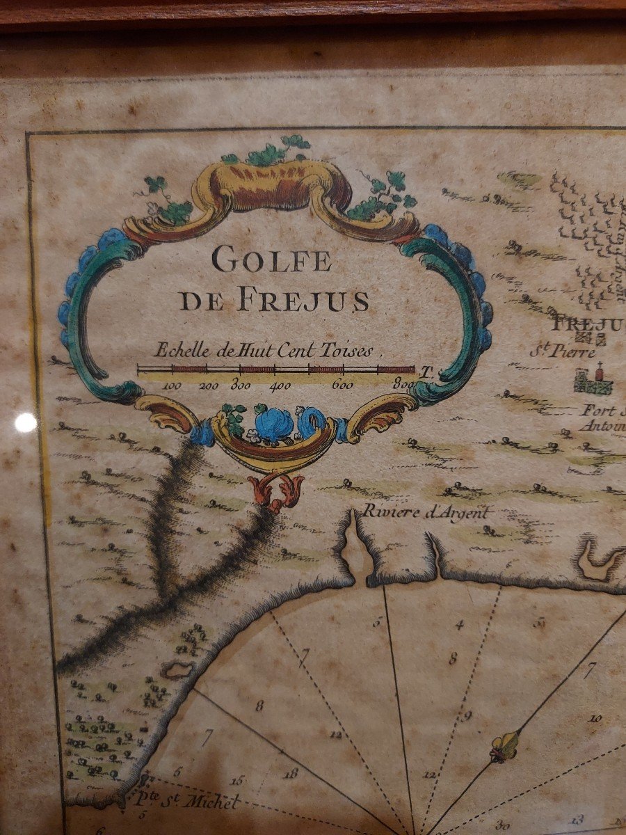 Carte Maritime Golfe De Frejus Par Jacques Nicolas Bellin 1764-photo-4