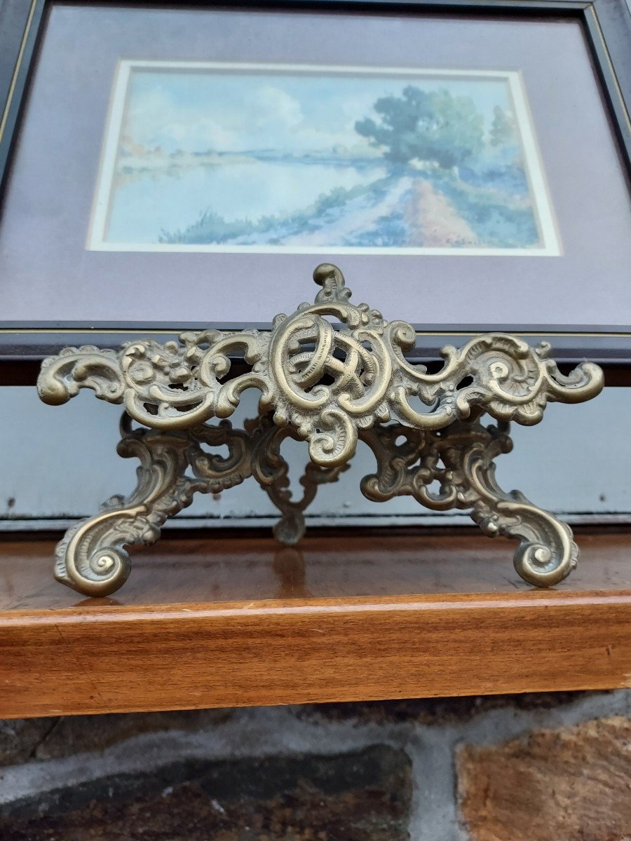 Bronze Table Easel-photo-1