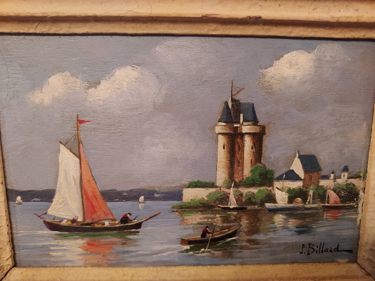 Oil On Wood The Solidor Tower Saint-malo-photo-3
