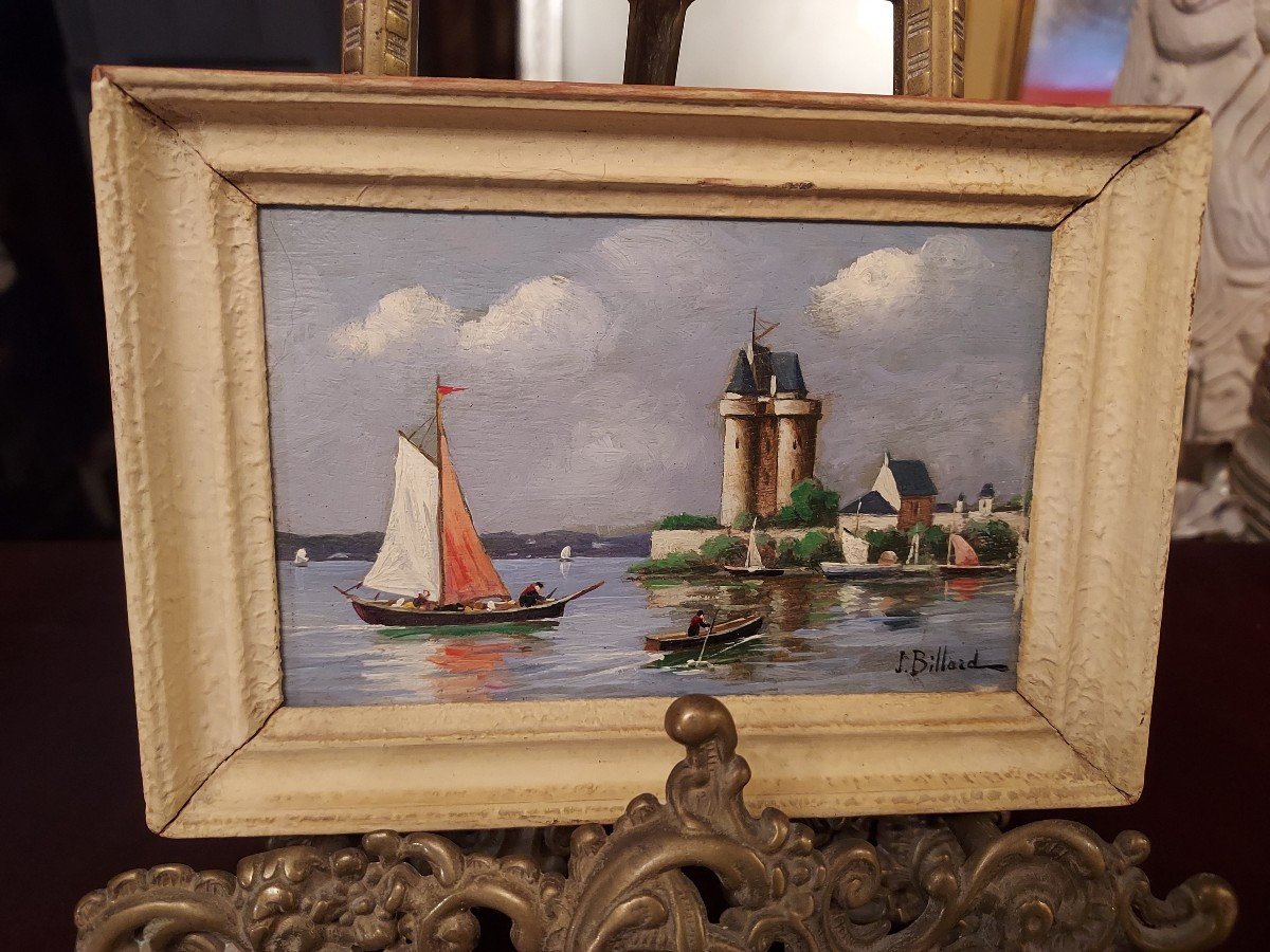 Oil On Wood The Solidor Tower Saint-malo-photo-4