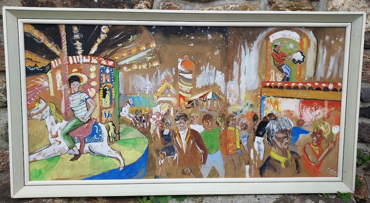 American School Circa 1960 Fun Fair Signature To Identify -photo-4