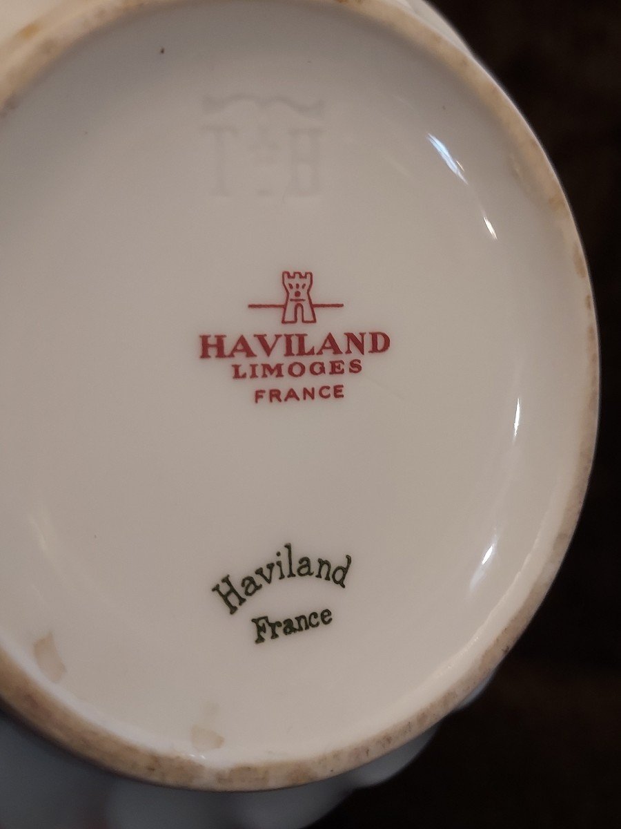 Haviland Limoges Porcelain Teapot-photo-3
