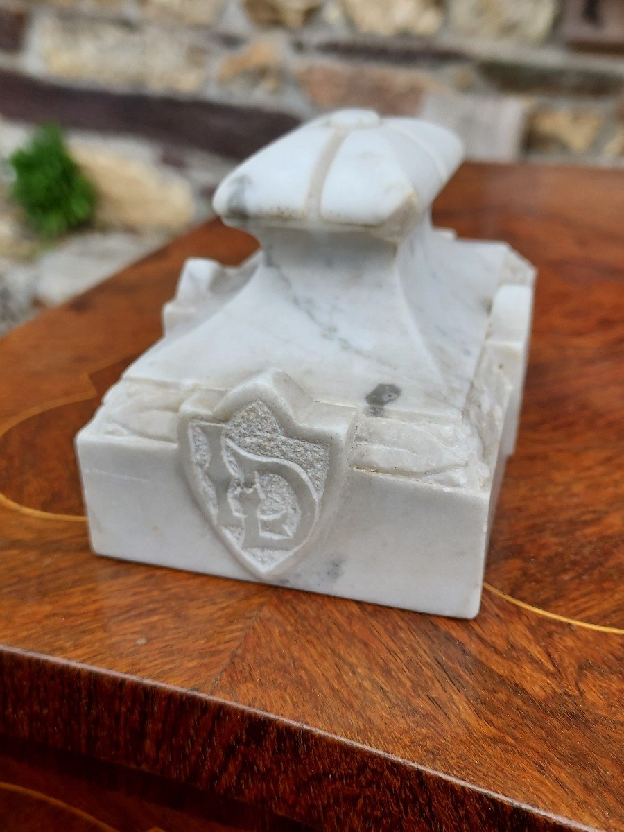 Caduceus Marble Pharmacy Paperweight -photo-2