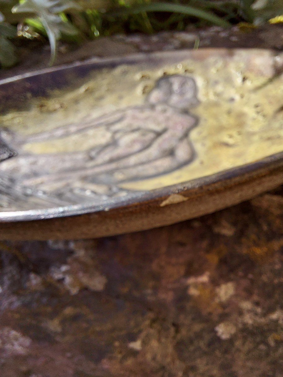 Huguette Bessone Female Nude Ceramic Plate -photo-1