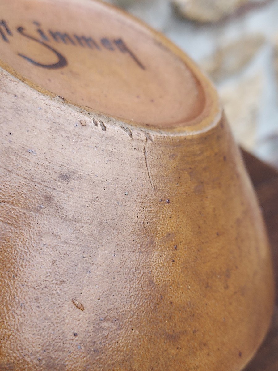 Henri Simmen (1880-1963) Africanist Vase Circa 1920-photo-2