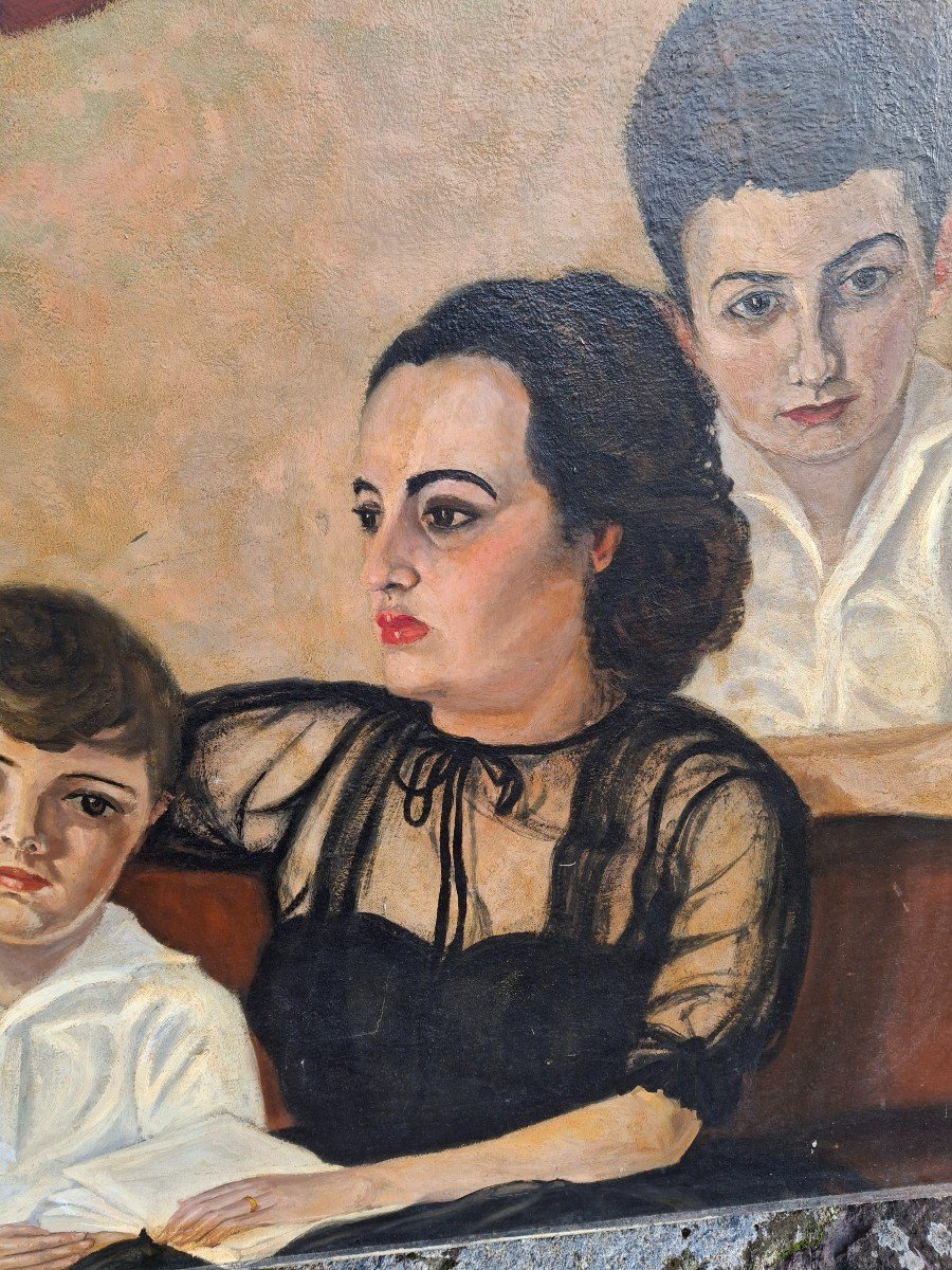 Tableau Portrait De Famille Algérie 1939 -photo-4