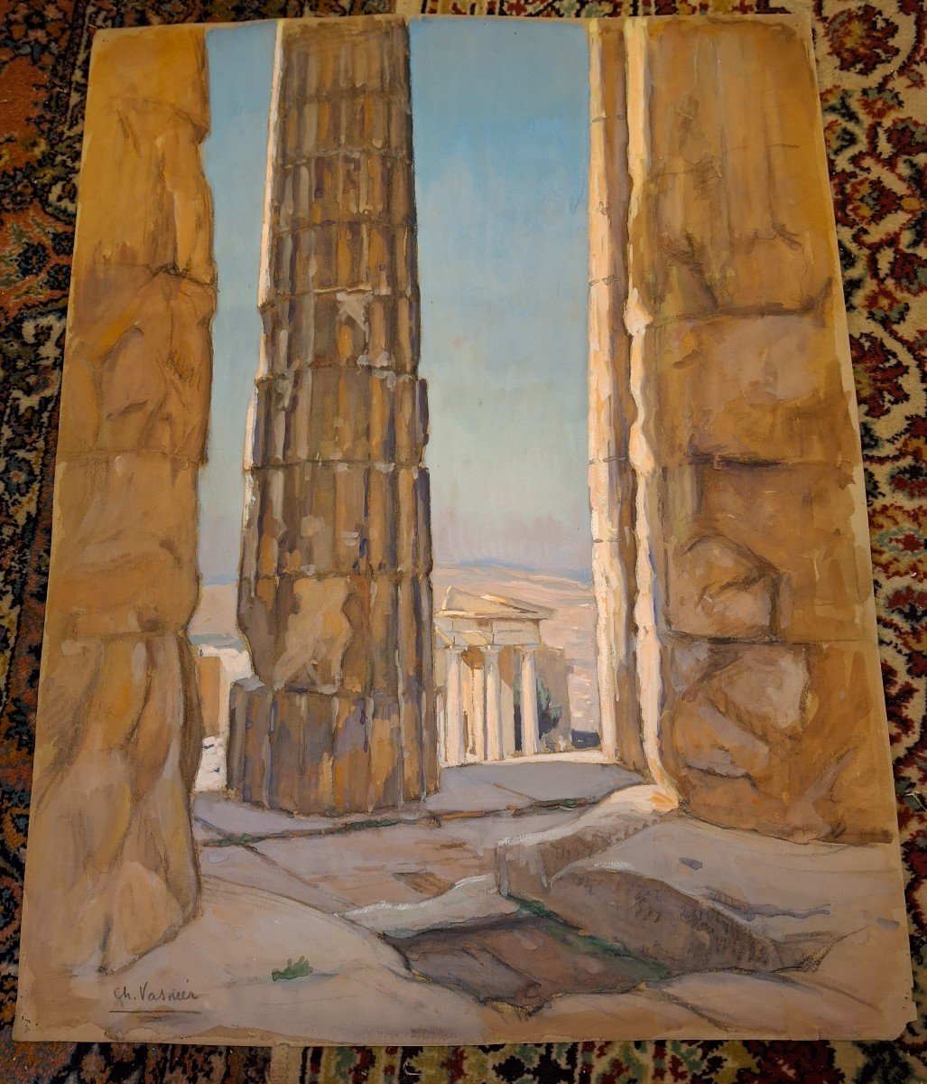 View Of Athens Charles Vasnier (1873-1961)