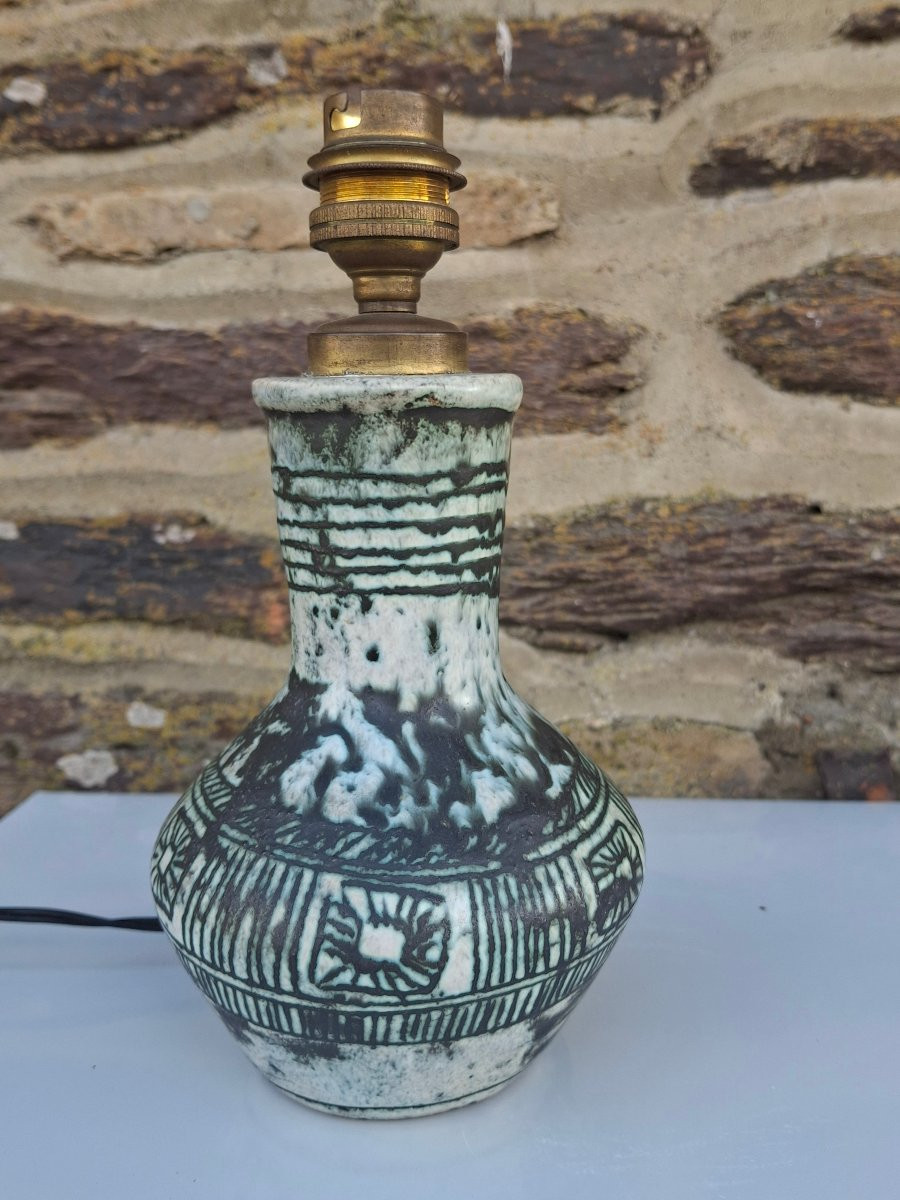 Petite lampe signée Jacques Blin -photo-2