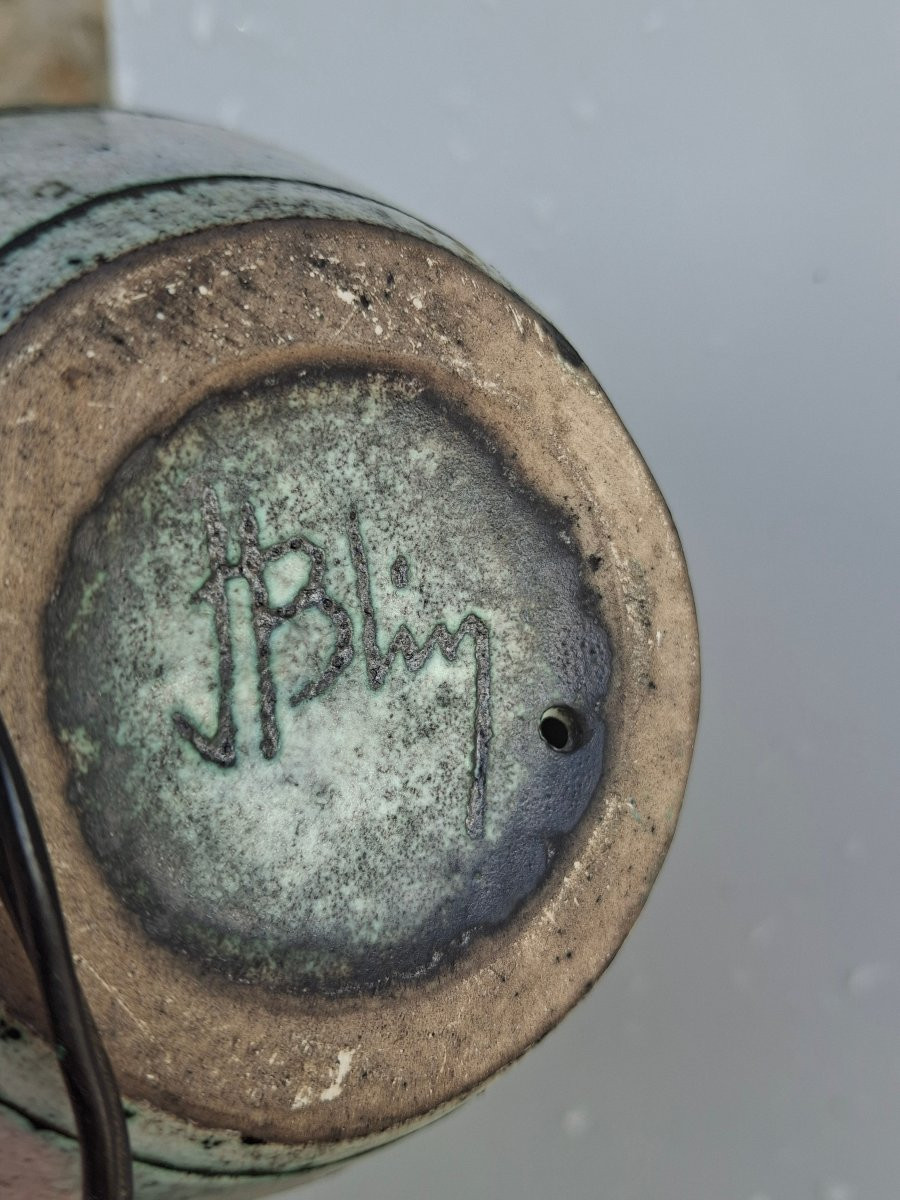 Petite lampe signée Jacques Blin -photo-4