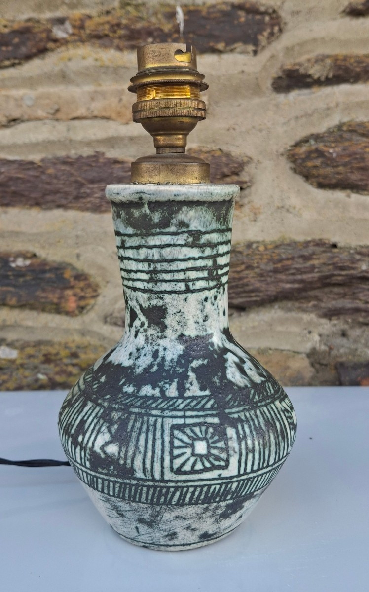 Petite lampe signée Jacques Blin 