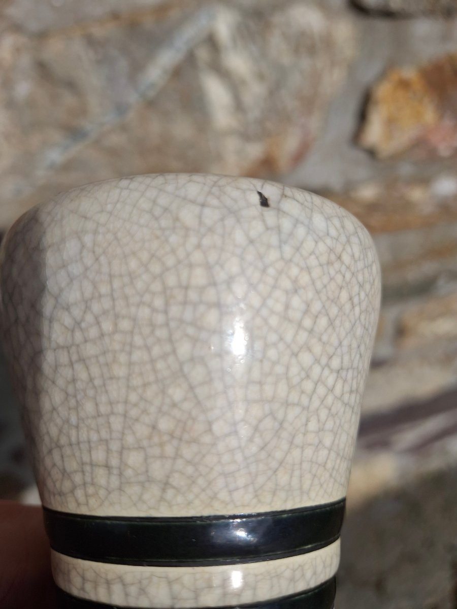 Longwy Art Deco Gourd Vase For Primavera -photo-4