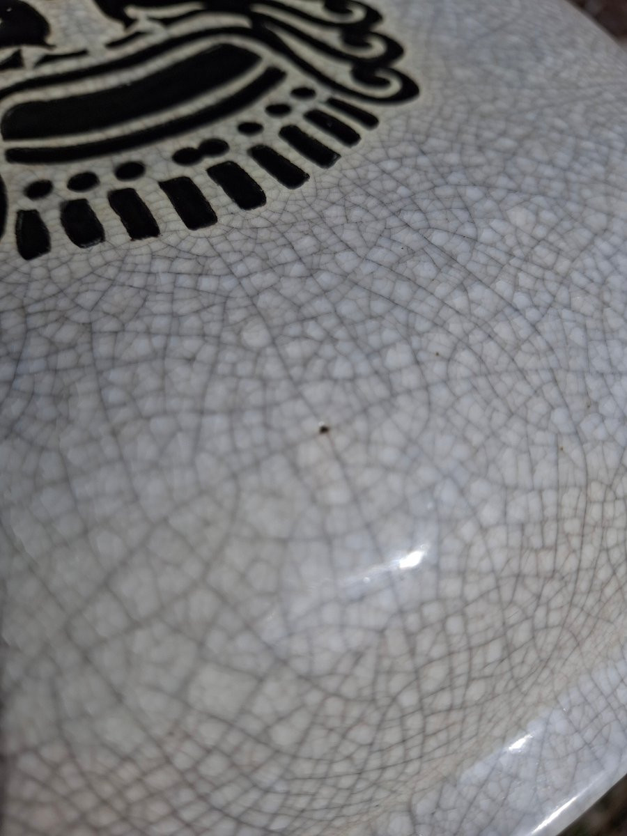 Longwy Art Deco Gourd Vase For Primavera -photo-2