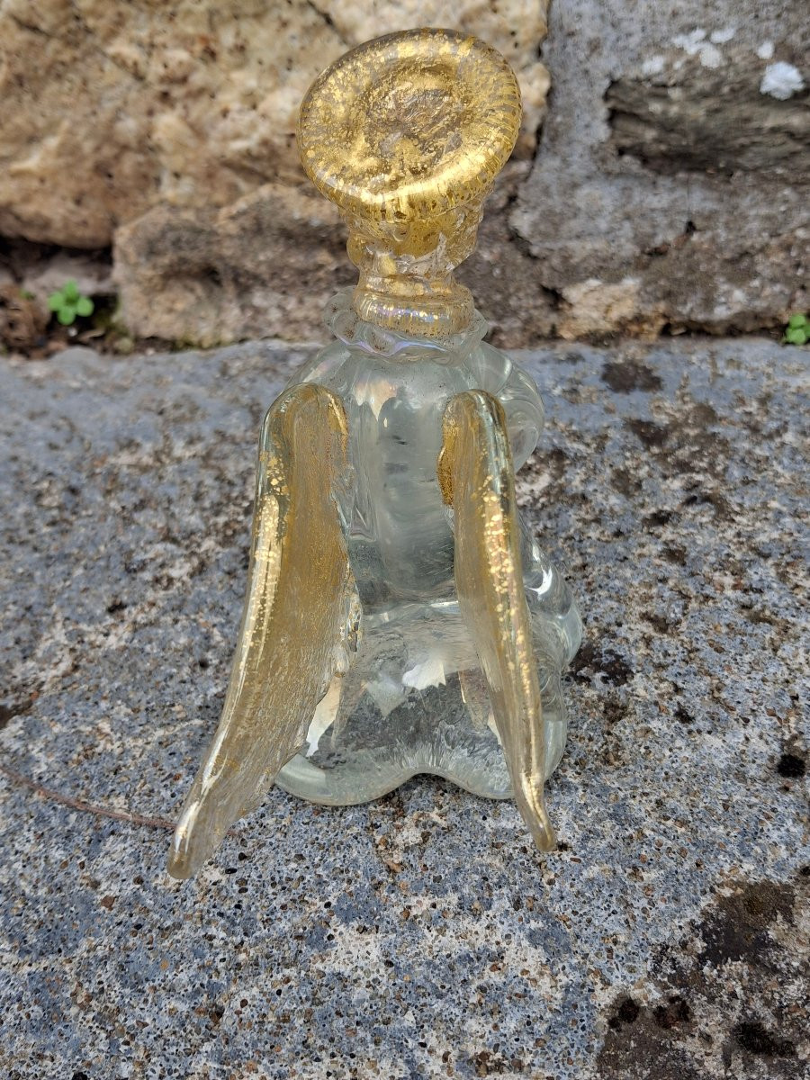 Petit ange en prière Seguso verre de Murano-photo-4