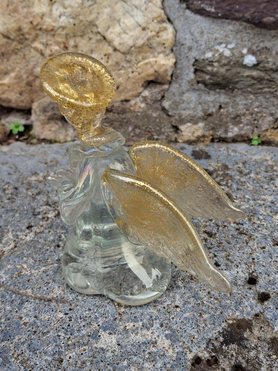 Petit ange en prière Seguso verre de Murano-photo-1