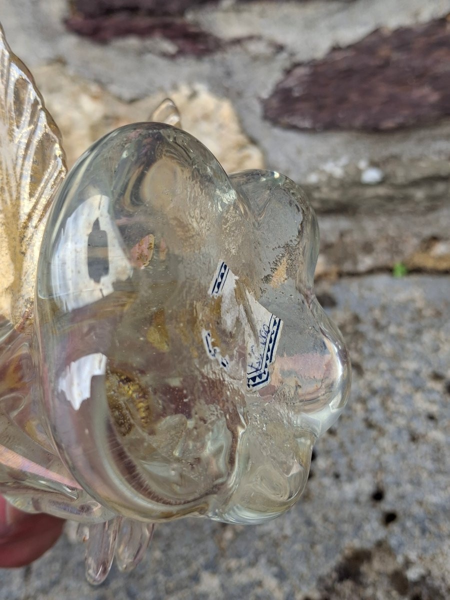 Petit ange en prière Seguso verre de Murano-photo-2