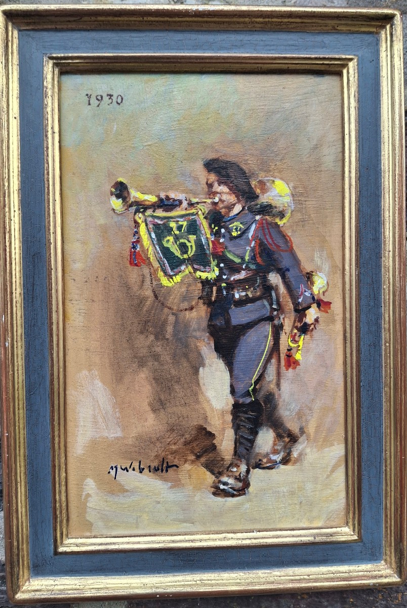 Marcel Wibault 27e bataillon des chasseurs alpins  1930