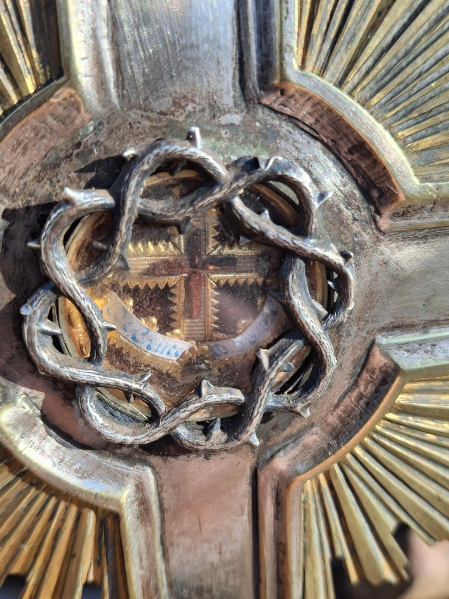 Croix staurothèque croix reliquaire de la vraie croix-photo-3