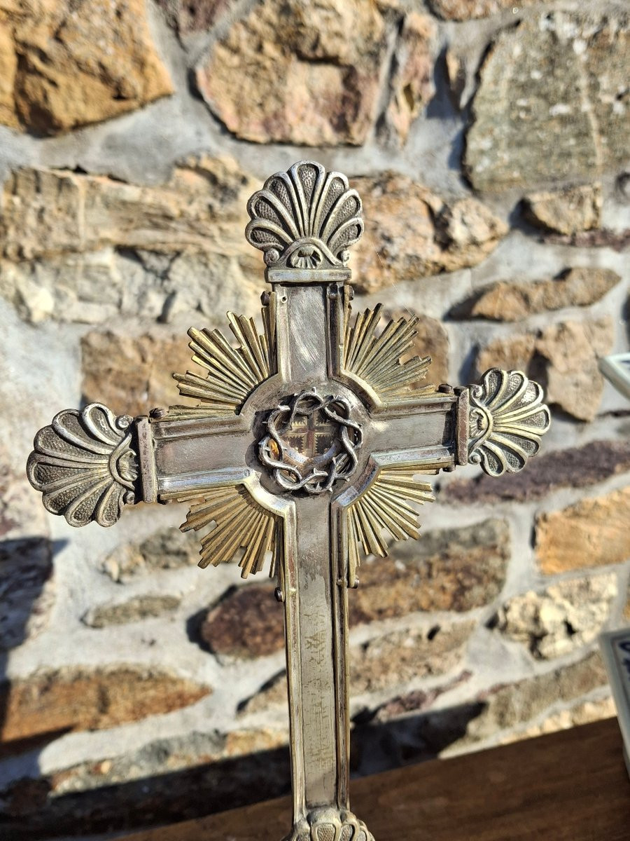 Croix staurothèque croix reliquaire de la vraie croix-photo-4