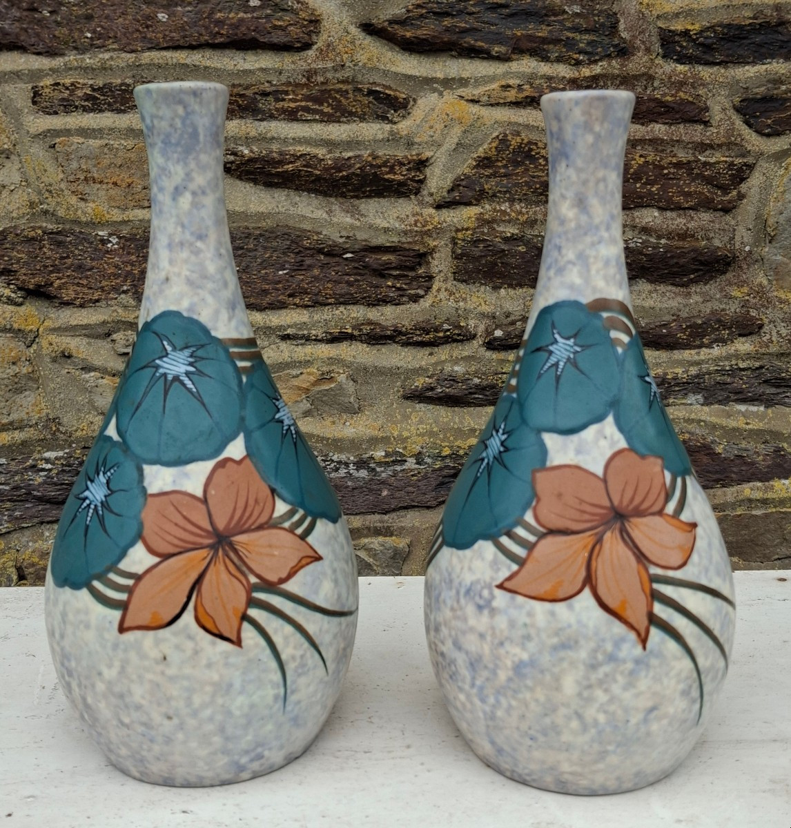 Paire de vases art déco Louis Dage (1885-1963)