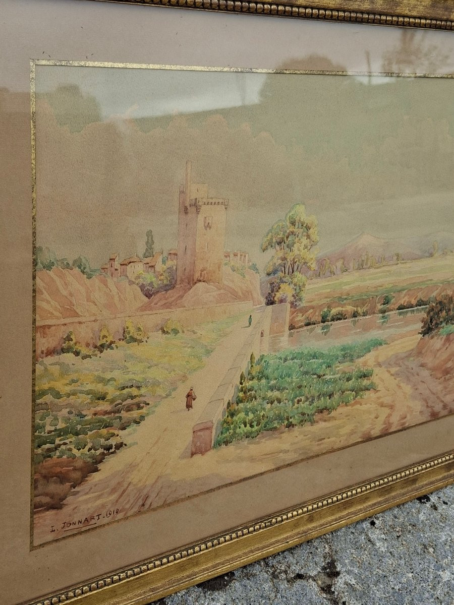 View Of Villeneuve-lès-avignon Philippe-le-bel Tower L. Jonnart 1910-photo-2