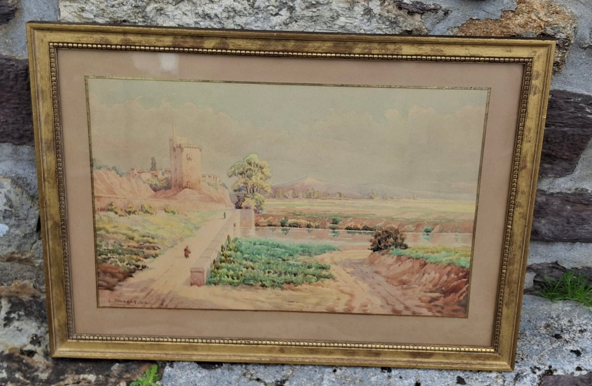 View Of Villeneuve-lès-avignon Philippe-le-bel Tower L. Jonnart 1910-photo-2