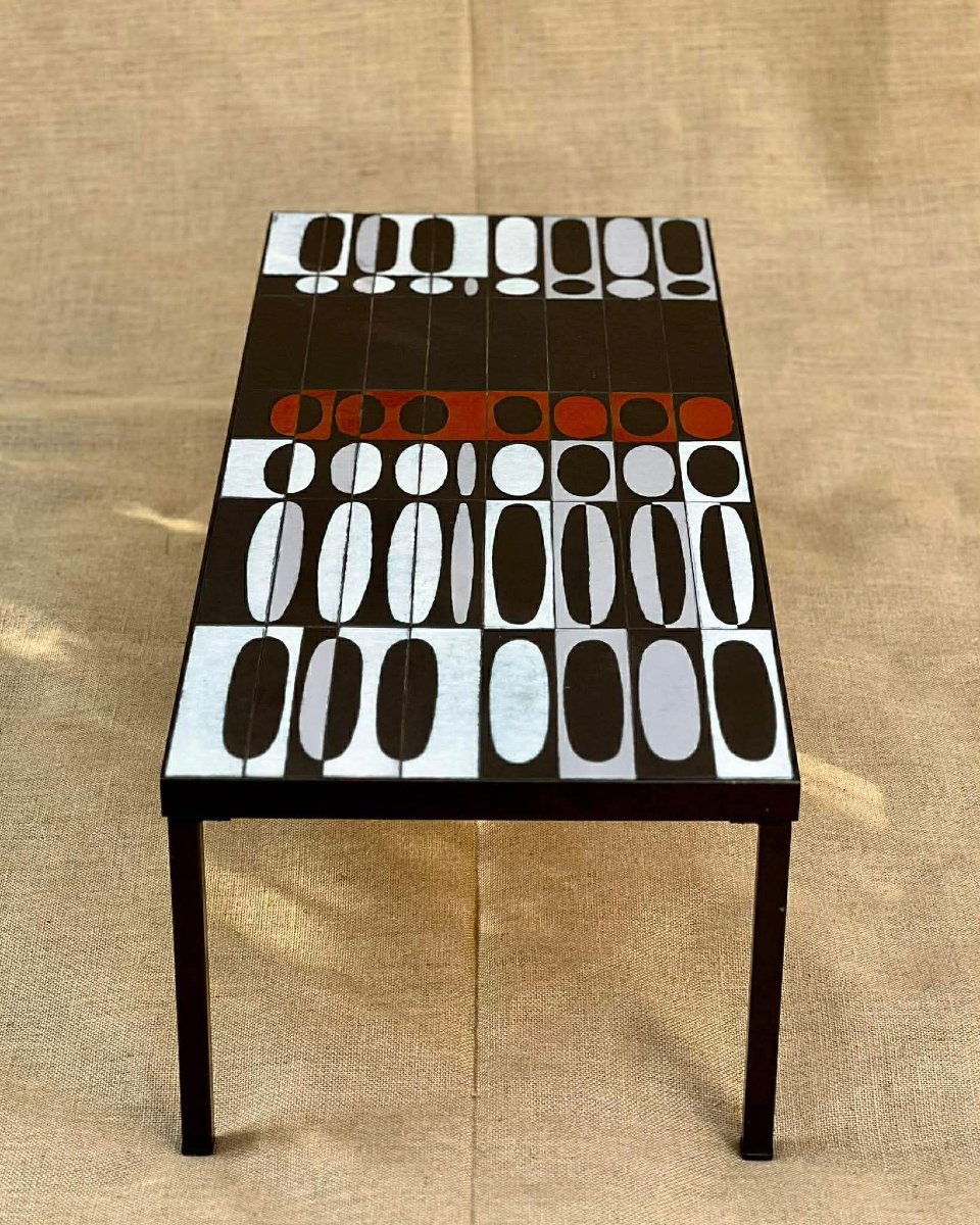 Table basse de Roger Capron modèle Galilée -photo-3