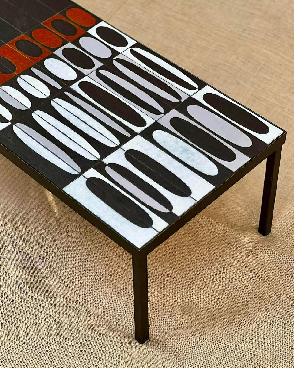 Table basse de Roger Capron modèle Galilée -photo-1