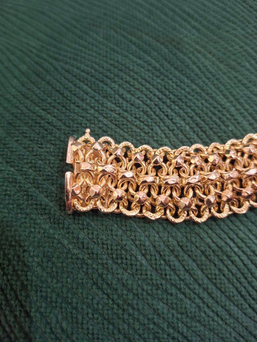 Vintage 18-karat Gold Bracelet, Circa 1960-photo-3