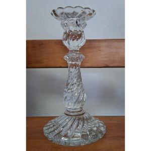 Bougeoir en cristal de baccarat 